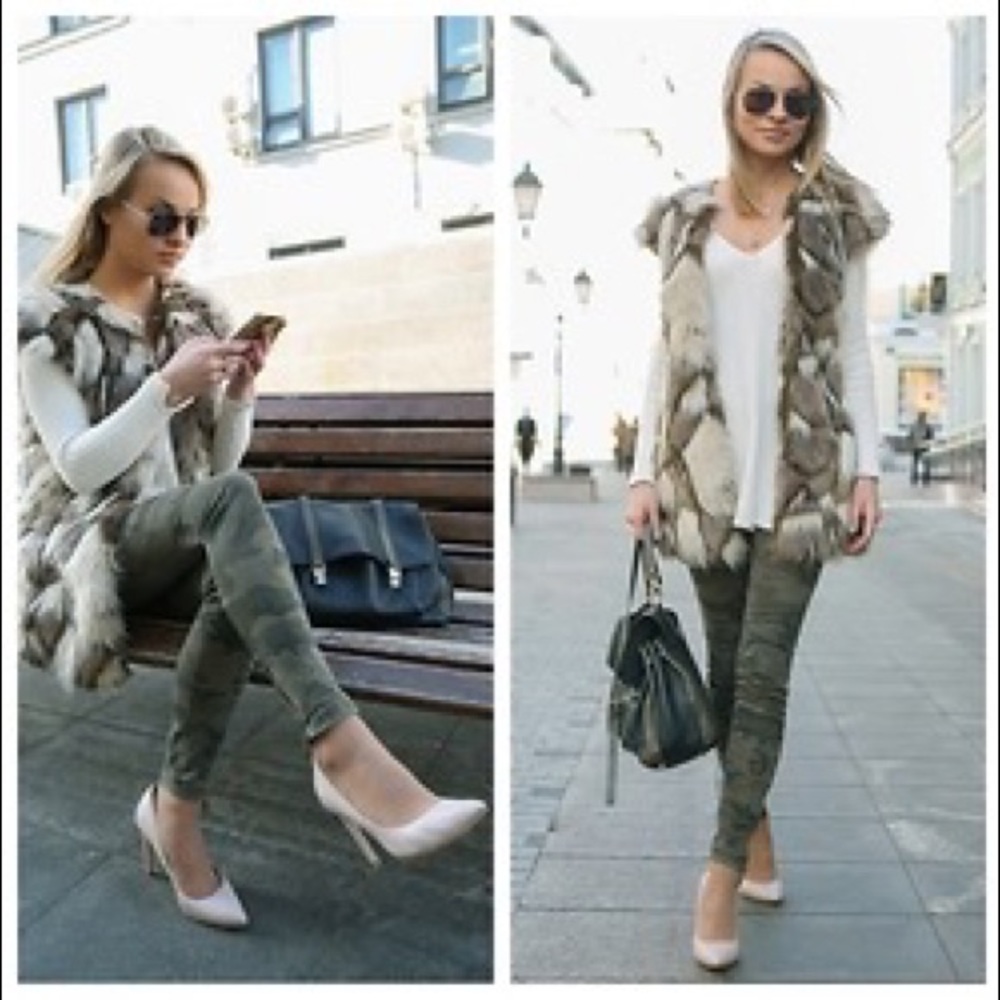 ZARA Army Skinny Jeans